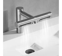 Rubinetto automatico a induzione e asciugacapelli, macchina per lavaggio e asciugatura dell'acqua in acciaio inossidabile ad alta velocità