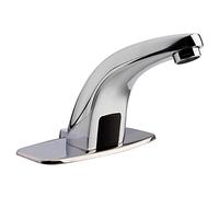 Rubinetto Automatico con Sensore a Infrarossi, miscelatore lavabo intelligente senza con scatola di controllo e valvola miscelatrice per acqua calda e fredda