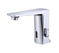 Rubinetto automatico con sensore a infrarossi per acqua calda e fredda, miscelatore per lavabo da bagno, cromato