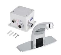 Rubinetto Automatico con Sensore a Infrarossi per Lavandino del Bagno, Rubinetto per Acqua Fredda con Rubinetto del Sensore della Scatola di Controllo per Uso Domestico e