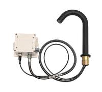 Rubinetto automatico con sensore per lavabo, rubinetto per bagno, rubinetto automatico, con centralina di controllo, per appartamenti, ristoranti, centri commerciali, scuole, nero