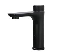 Rubinetto automatico per lavabo da bagno con sensore a infrarossi, finitura cromata, rubinetto intelligente