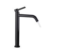 Rubinetto Bagno Black Basin Faucet Bathroom Washbasin Water Mixer Tap Hot Cold Sink Brushed Gold(Matte Black A)