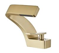 Rubinetto bagno Black Bathroom Deck Mounted Basin Faucet Single Hole Sink Tap Hot And Cold Water Mitigeur Salle De Bain Mixer(Color-8)