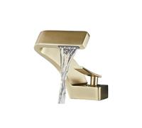 Rubinetto Bagno Brushed Gold Basin Faucet Black Bathroom Mixer Tap Deck Mounted Sink Hot And Cold Water Chrome Taps(COLOR-1)