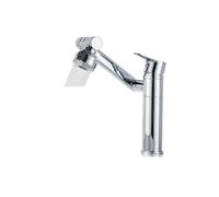 Rubinetto bagno Faucet Bathroom Mixer Tap Black/chrome Wash Basin Single Handle Hot And Cold Waterfall(Color-3)