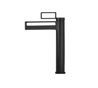 Rubinetto bagno Gold Bathroom Sink Faucet Chrome For Black Brass Single Lever For(Short Black)