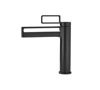 Rubinetto Bagno Gold Bathroom Sink Faucet Chrome For Black Brass Single Lever For(Tall Black)