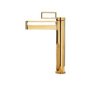 Rubinetto bagno Gold Bathroom Sink Faucet Chrome For Black Brass Single Lever For(Tall Gold)