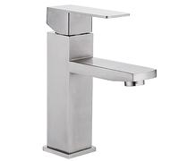 Rubinetto bagno lavabo acciaio inox monocomando acqua calda e fredda con 2 tubi inclusi miscelatore lavabo bagno rubinetti bagno rubinetto lavabo bagno rubinetto lavandino bagno