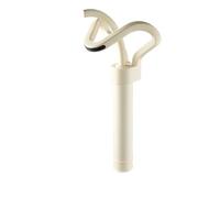 Rubinetto Bagno Lavabo Waterfall Creative Bathroom Basin Faucet Sink Deck Mounted Hot Cold Water Mixer Crane Brass Body Single Hole Taps Mixers(Cream white Tall)