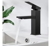Rubinetto Bagno lavabom Nero,Acciai Inossidabili Rubinetto Bidet,Caldo e Freddo Regolabile,Con Cartuccia In Ceramica Durevole per il Lavandino del Bagno,WC Degli