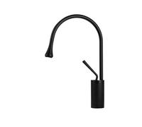 Rubinetto Bagno Ottone spazzolato Rubinetto for lavabo stile nuova goccia Rubinetti for bagno Miscelatore caldo freddo Rubinetti a cascata girevoli a 360 gradi(Black short)