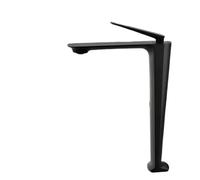 Rubinetto Bagno Rose Basin Brushed Gold Tall Bathroom Hot And Cold Black Sink Faucet Deck Mounted Toilet Mixer Water Tap(Black)