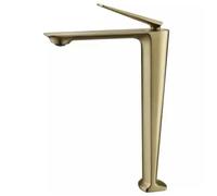 Rubinetto Bagno Rose Basin Brushed Gold Tall Bathroom Hot And Cold Black Sink Faucet Deck Mounted Toilet Mixer Water Tap(Brushed gold)