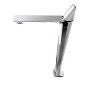 Rubinetto bagno Rose Gold Bathroom Basin Sink Faucet Square Brass Mixers Single Handle White Vanity Mixer Tap(Color-6)
