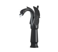 Rubinetto bagno Swan Bath Basin Brass Faucet Cold And Hot Water Mixer Taps Black/Gold/Antique Bathroom Washbasin Crane(Matte Black High)
