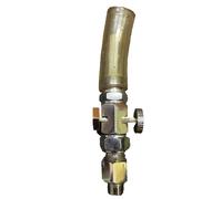 Rubinetto Benzina 1/4" X 1/8" Cromo Adatto Per BSA TRIUMPH