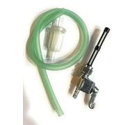 Rubinetto Benzina 12mm X 1 con Filtro e Tubo Verde per Garelli e Gilera