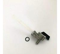 RUBINETTO BENZINA A RUBINETTO BENZINA ON OFF RISERVA A FLANGIA INTERASSE FORI 34 MM MOTO SCOOTER ECC LEVA IN PLASTICA NERA