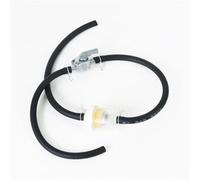 Rubinetto Benzina Moto Rubinetto carburante benzina da 6 mm per moto, interruttore on/off + tubo olio + filtro rubinetto in linea Pit Dirt Bike ATV UTV Scooter Montaggio iniezione e accessori per moto