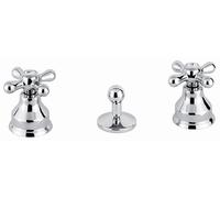 RUBINETTO BIDET 3 FORI CROMO DECO' OLD GARANZIA 2 ANNI VITONE CERAMICO