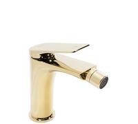 Rea Rubinetto bidet AVALON Gold Miscelatore monocomando in ottone per WC Bagno (Oro)