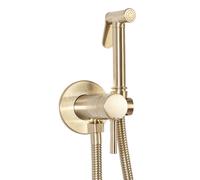 Rubinetto Bidet Rea Lungo Loop Gold Brush