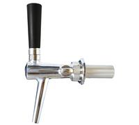 Rubinetto birra con compensatore C-TAP in acciaio inossidabile, lucido 55 mm