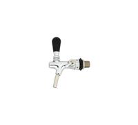 Rubinetto birra, rubinetto spillatore birra - con compensatore, autochiusura, cromo, versione 7 mm 55 mm