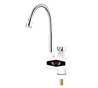 Rubinetto Caldo Elettrico Istantaneo for Uso Domestico, Display Digitale Girevole Miscelatore Acqua Calda E Fredda, Da Cucina A Foro Singolo Con Maniglia, Velocità Di Tre Secondi,B(B)