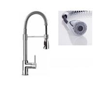 Rubinetto canna flessibile e doccetta estraibile monocomando per lavabo - Londra