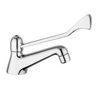 RUBINETTO COLLO CIGNO CON LEVA CLINICA 1/2 Rubinetteria Sanitaria Leva Clinica