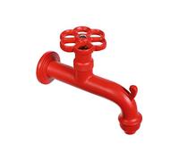 RUBINETTO COLORATO ROSSO 1/2 BEL-FER GIARDINO FONTANA