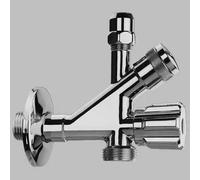 RUBINETTO COMBINATO SOTTOLAVABO E LAVATRICE CON FILTRO - Ø 10 3/4x1/2