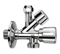 RUBINETTO COMBINATO SOTTOLAVABO - LAVATRICE 1/2 x 3/4 Blister