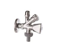 RUBINETTO COMBINATO SOTTOLAVABO-LAVATRICE CON PORTAGOMMA 1/2 x 3/4 x 3/8
