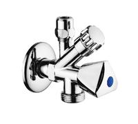 RUBINETTO COMBINATO SOTTOLAVABO-LAVATRICE DOPPIO USO 1/2 x 3/4