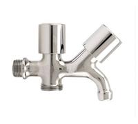 Rubinetto "Duplex" Cromato, Con Spartigetto E Maniglia.
