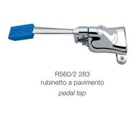 RUBINETTO CON COMANDO PEDALE FISSAGGIO A PAVIMENTO SERIE 283 PLUS RIVER