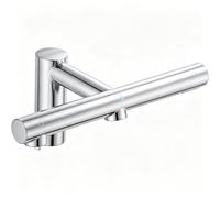 Rubinetto con sensore a infrarossi e asciuga mani, rubinetto automatico 3 in 1 per asciugatura rapida, ideale per servizi igienici, hotel e ristoranti, finitura nera, vento forte