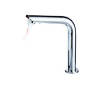 Rubinetto con sensore automatico cromato montato sul ponte alto rubinetto miscelatore per lavabo a infrarossi Touchless Controllo dell'acqua calda e fredda ELS8870 per lavello da cucina/bagno