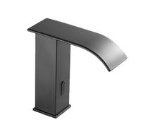 Rubinetto con sensore touchless, miscelatore cromato per bagno con design a cascata in ottone per una comodità automatica a mani libere