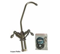 Rubinetto Cromato 2 Vie Beverino Depuratore Acqua Liscia Gasata Osmosi Inversa