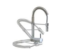 Rubinetto cucina abbattibile con molla Rubinetteria Magistro 137CR/1