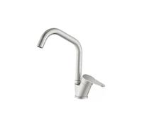 RUBINETTO CUCINA "ALLEN" MONOCOMANDO BOCCA ALTA ACCIAIO, D 40 MM
