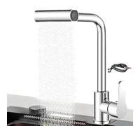 Rubinetto Cucina | Cascata Moderno Girevole In Lega,Rubinetto Per Cucina Stile Fattoria E Lavello Bar | per Lavanderia Bagno Villa Appartamento