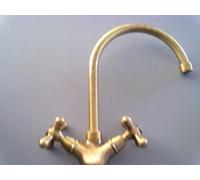 RUBINETTO CUCINA DECO' EMMEVI BRONZATO CON VITONE CERAMICO 90°