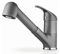 Rubinetto Cucina Festivo Con Doccia In Grigio Ferro