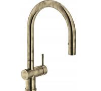 Rubinetto cucina Franke bronzo alta pressione con doccetta estraibile in meta...